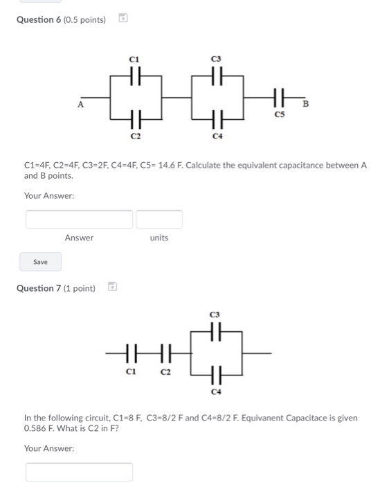 Solved Question 6 (0.5 points) d C1 C3 CS C2 C4 C1-4 F, | Chegg.com