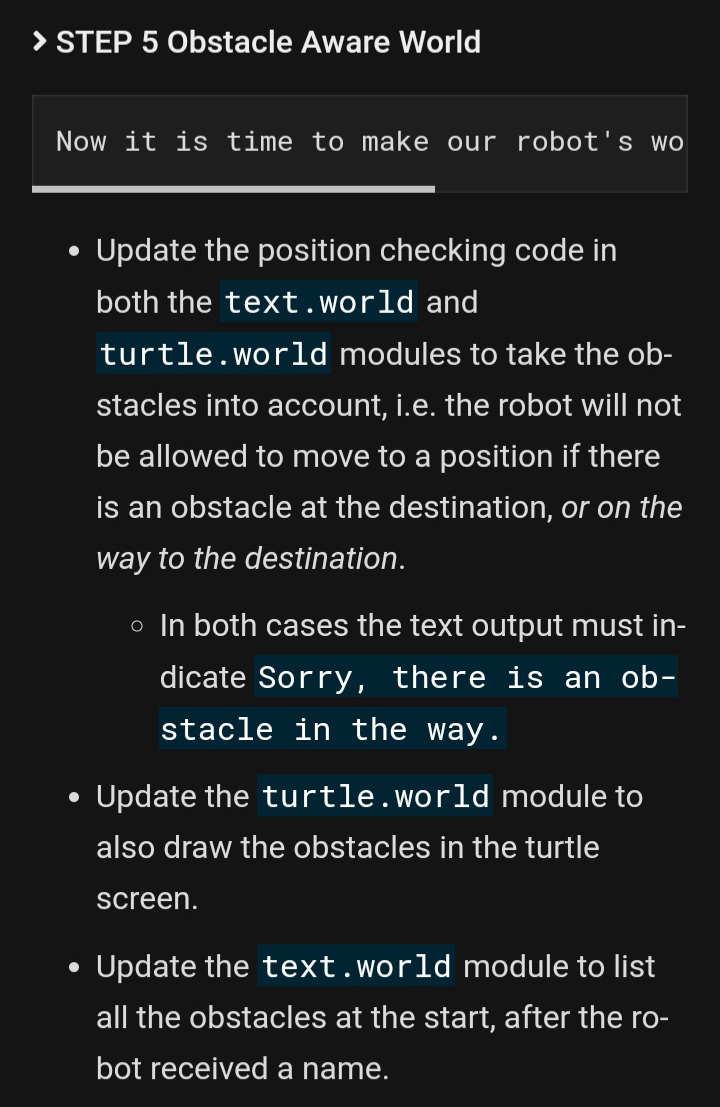 Solved I have a toy robot code and these are the | Chegg.com