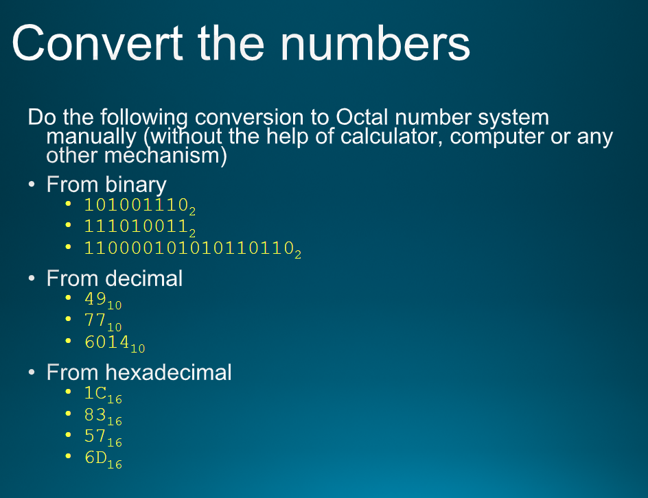 Octal calculator 2024