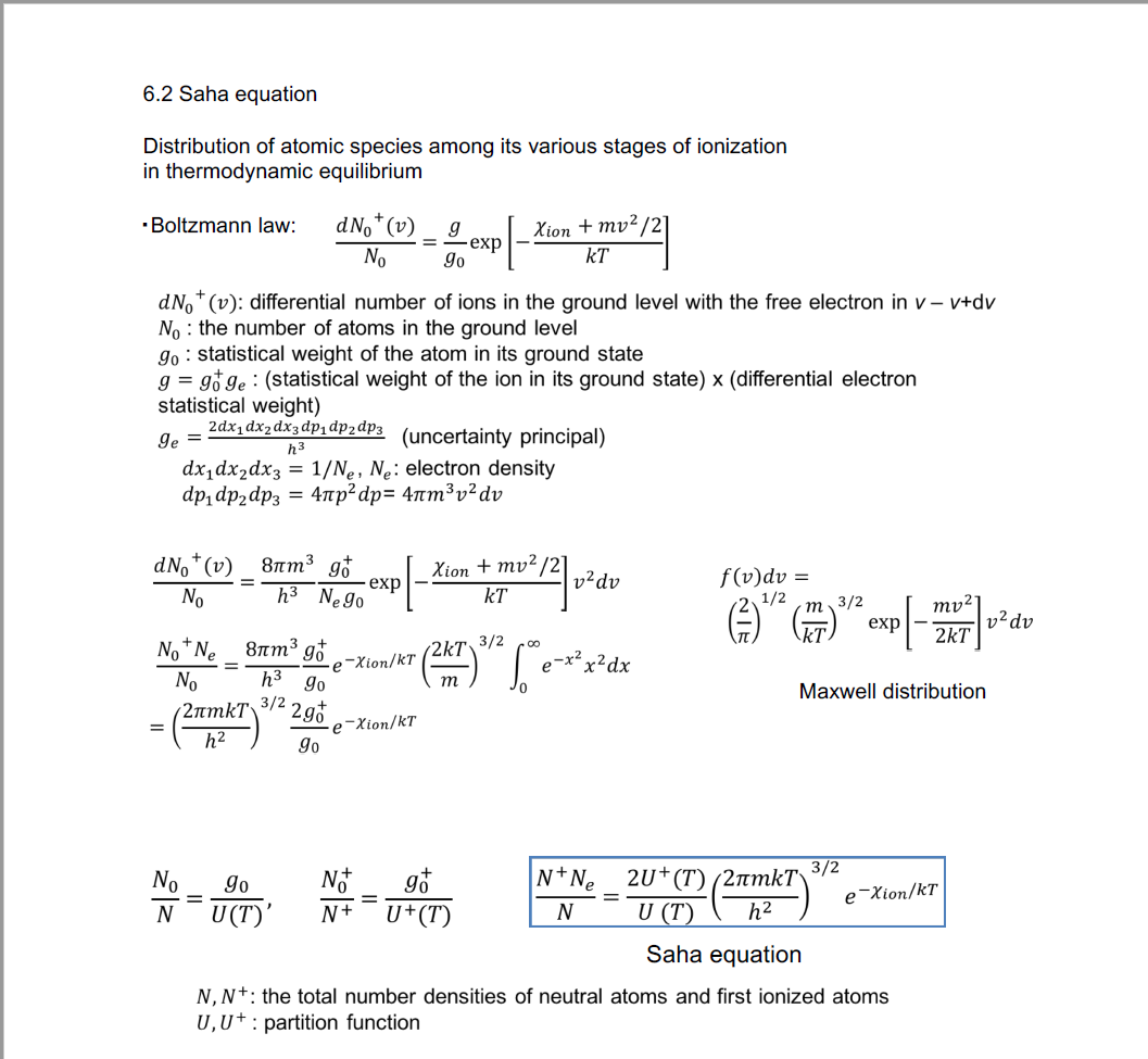 -Boltzmann formula (thermodynamic equilibrium) | Chegg.com