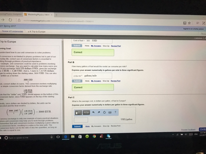 Solved How many gallons of fuel would the rental car consume