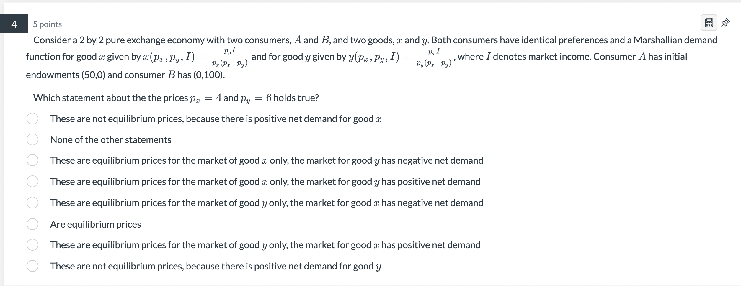 Solved Consider A 2 By 2 Pure Exchange Economy With Two | Chegg.com