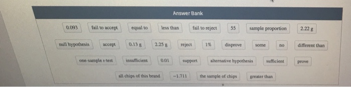 Solved Suppose The Nutrition Information On The Package Of | Chegg.com