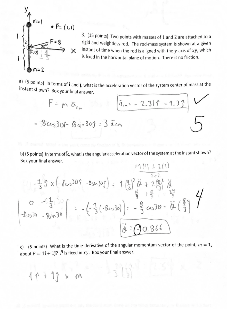 Solved M 1 P 1 1 F 8 30 3 15 Points Two Points With Chegg Com