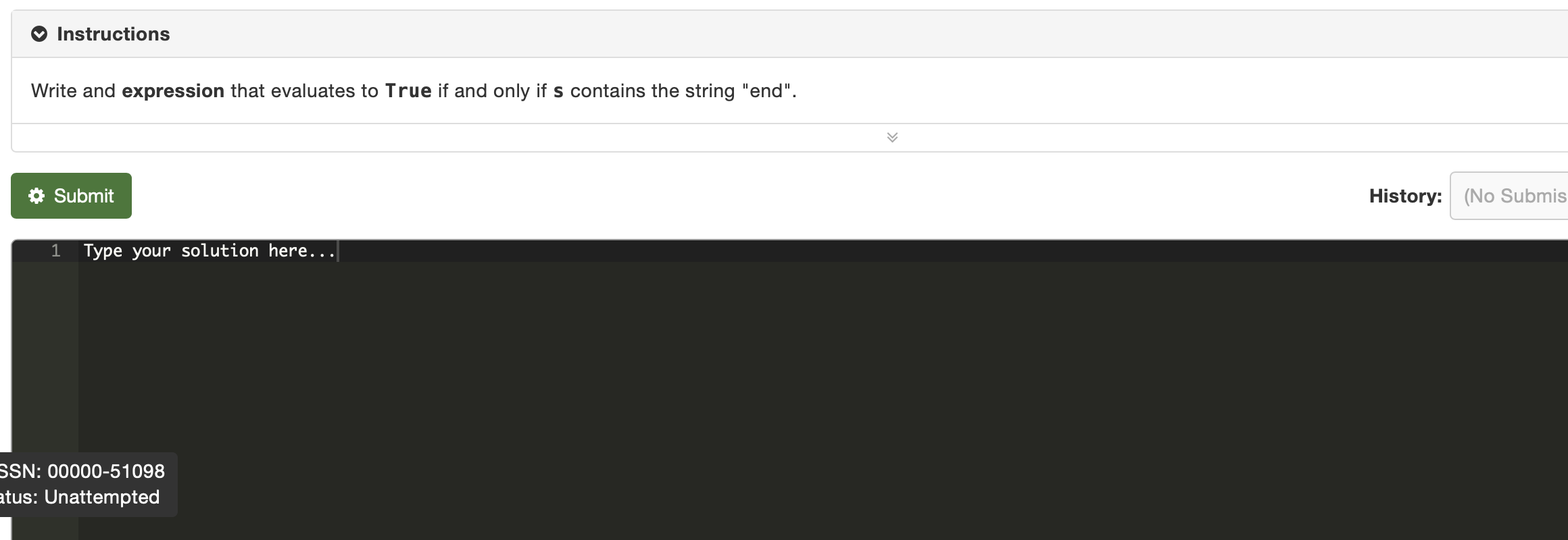 Solved Instructions Given three variables that have been | Chegg.com
