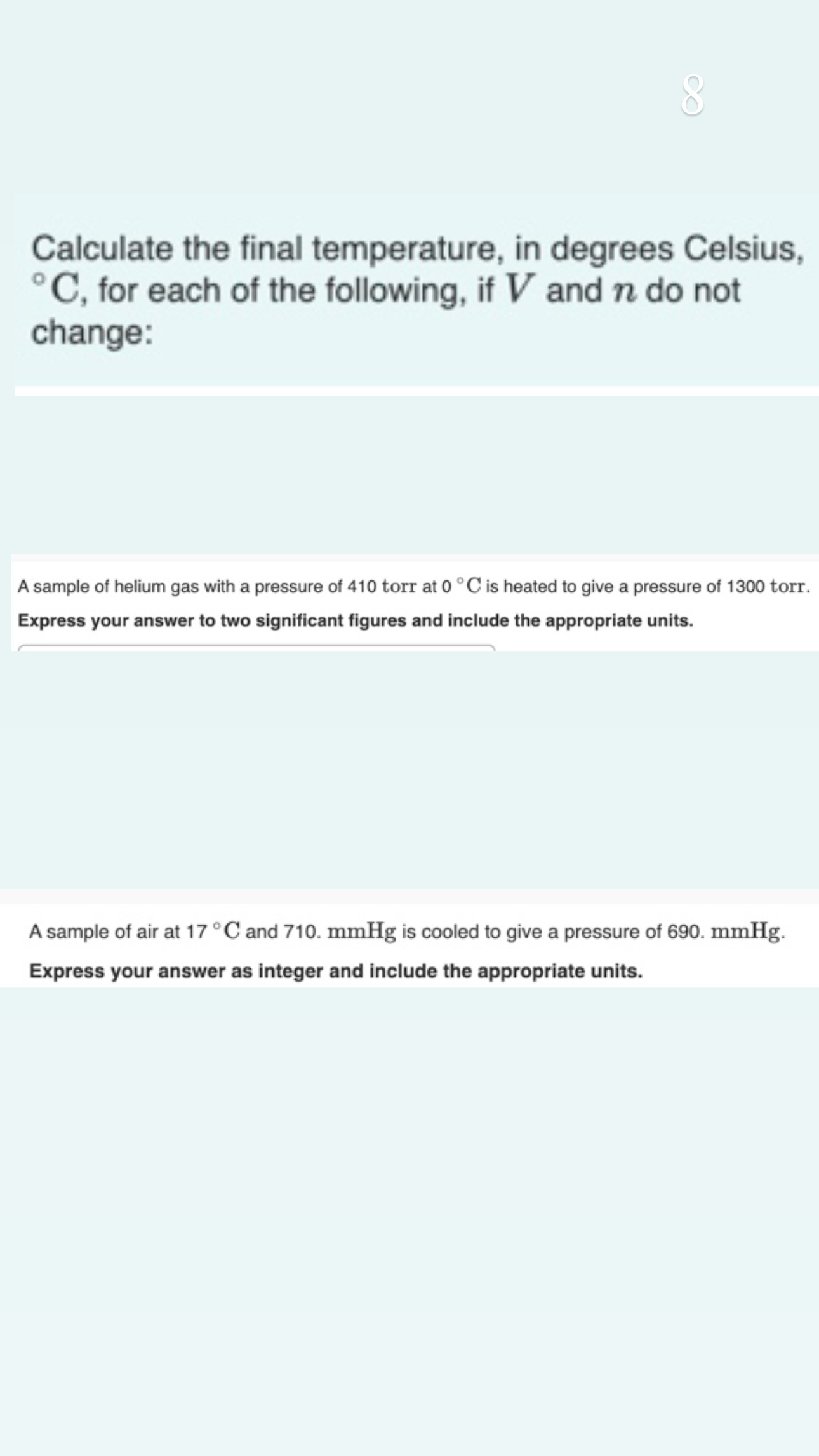 Solved What is the final temperature (in °C ) ﻿of95.42g ﻿of