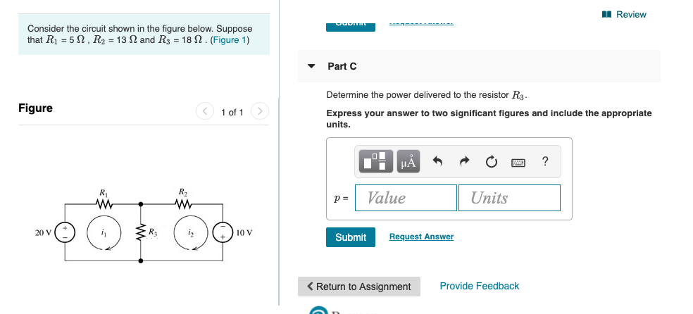 Solved Review Consider The Circuit Shown In The Figure | Chegg.com