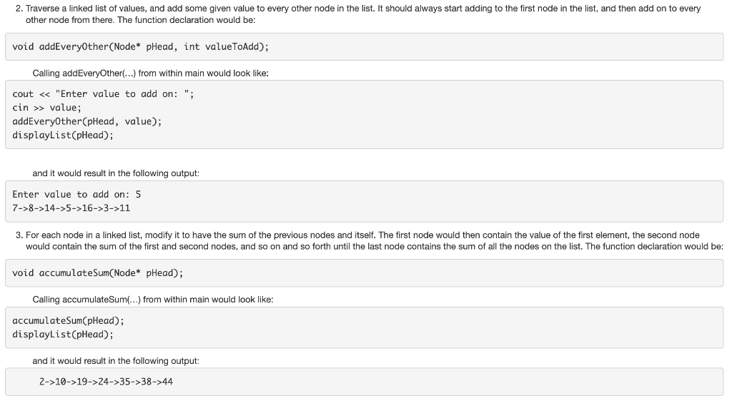 Solved For the examples below, unless specified otherwise, | Chegg.com