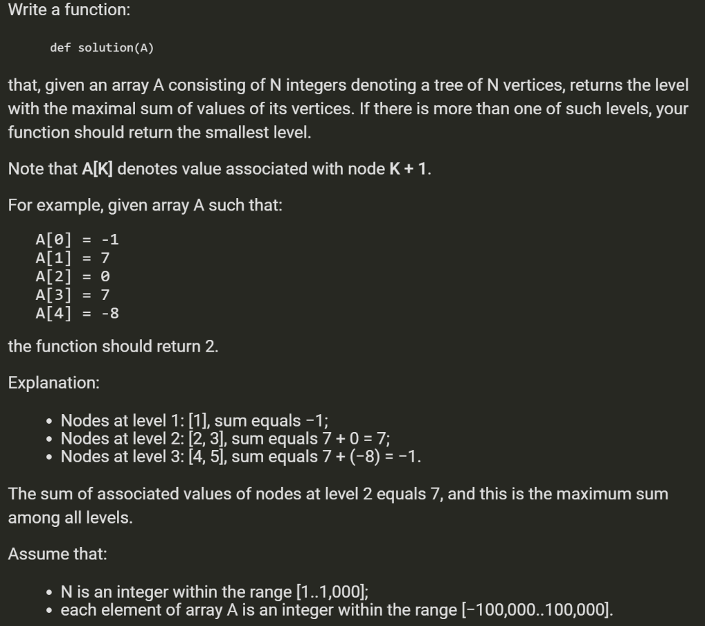 Consider a binary tree of N vertices such that | Chegg.com