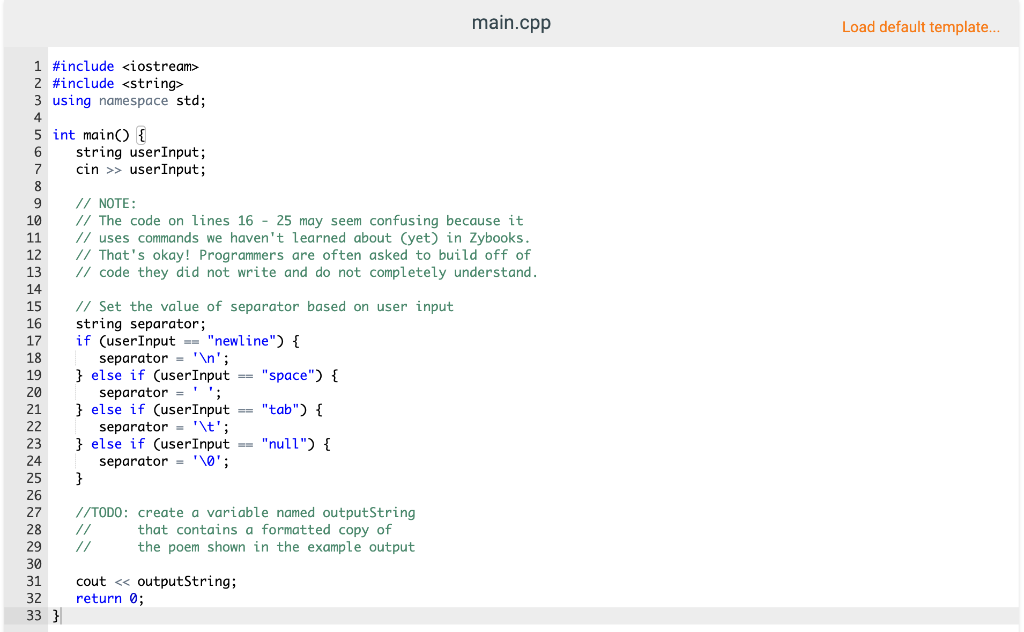 Solved The scaffold code below accepts written descriptions