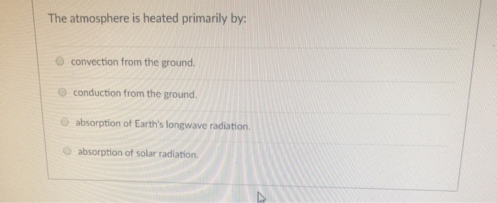 Solved The primary cause of Earth's seasons is: O changes in | Chegg.com