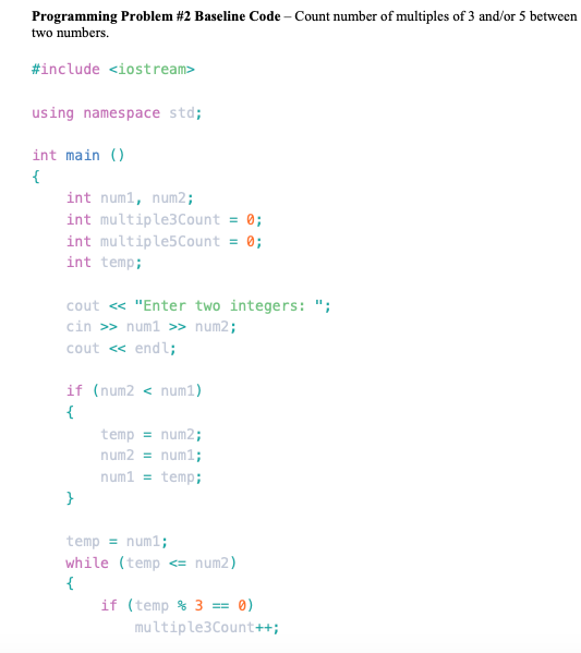 Solved Problem 2 - Modify Textbook Programming Exercise #5 - | Chegg.com