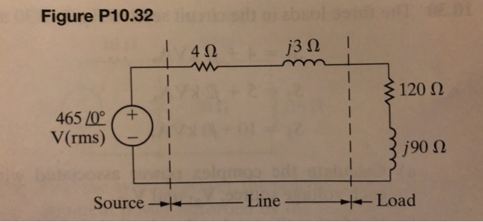 Solved 10.32 A) Find The Average Power Dissipated In The | Chegg.com