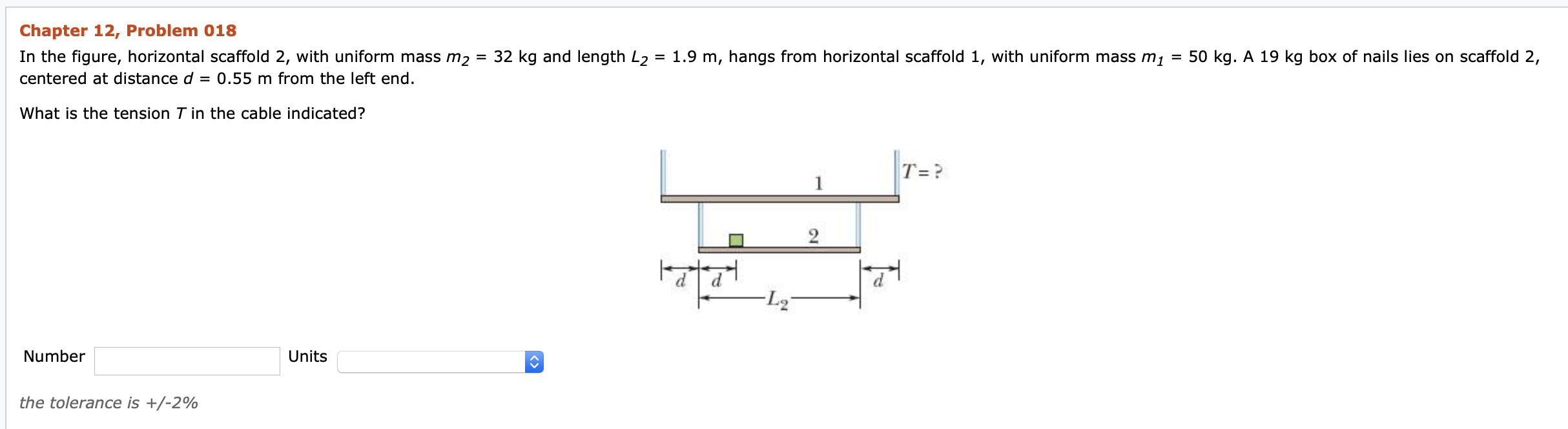 Solved Chapter 12, Problem 018 In the figure, horizontal | Chegg.com