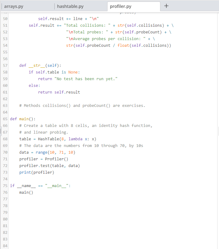 Solved Programming Exercise 11.1 + Instructions Arrays.py | Chegg.com