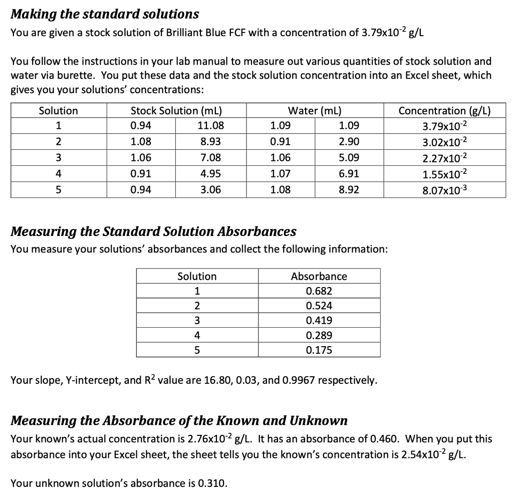 Solved CALCULATIONS Show all work and remember units as you | Chegg.com