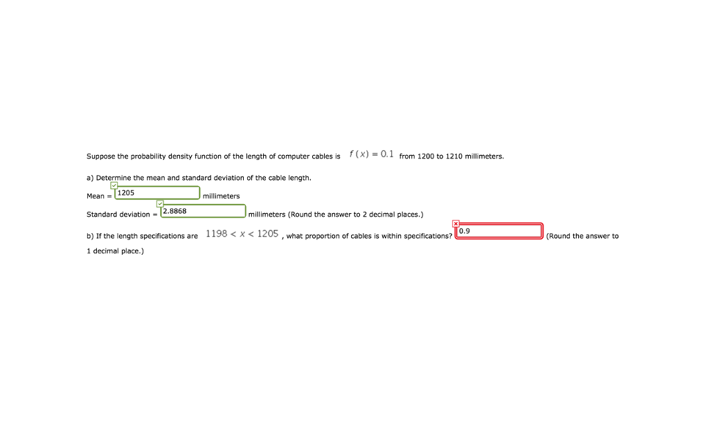 Solved Suppose the probability density function of the | Chegg.com