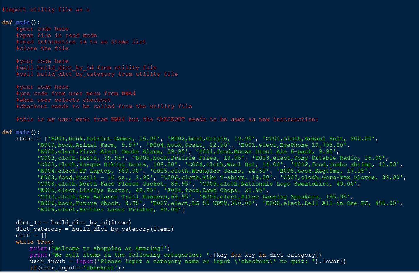 Design solution: 1. The program will read a list of | Chegg.com