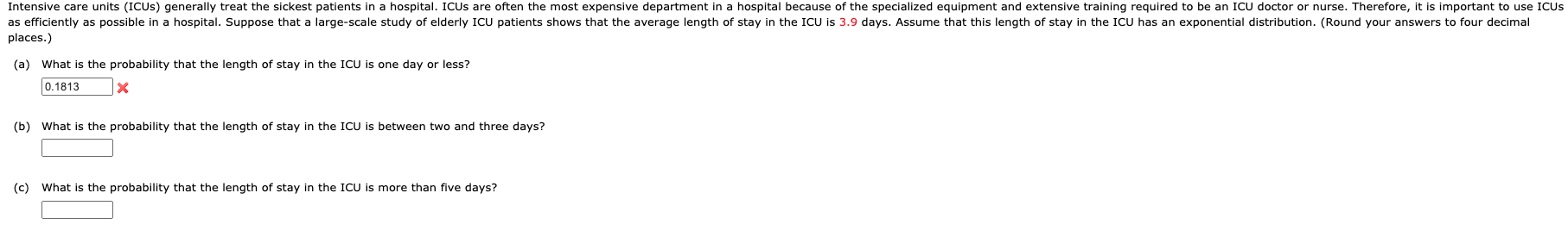 Solved Intensive Care Units (ICUS) Generally Treat The | Chegg.com