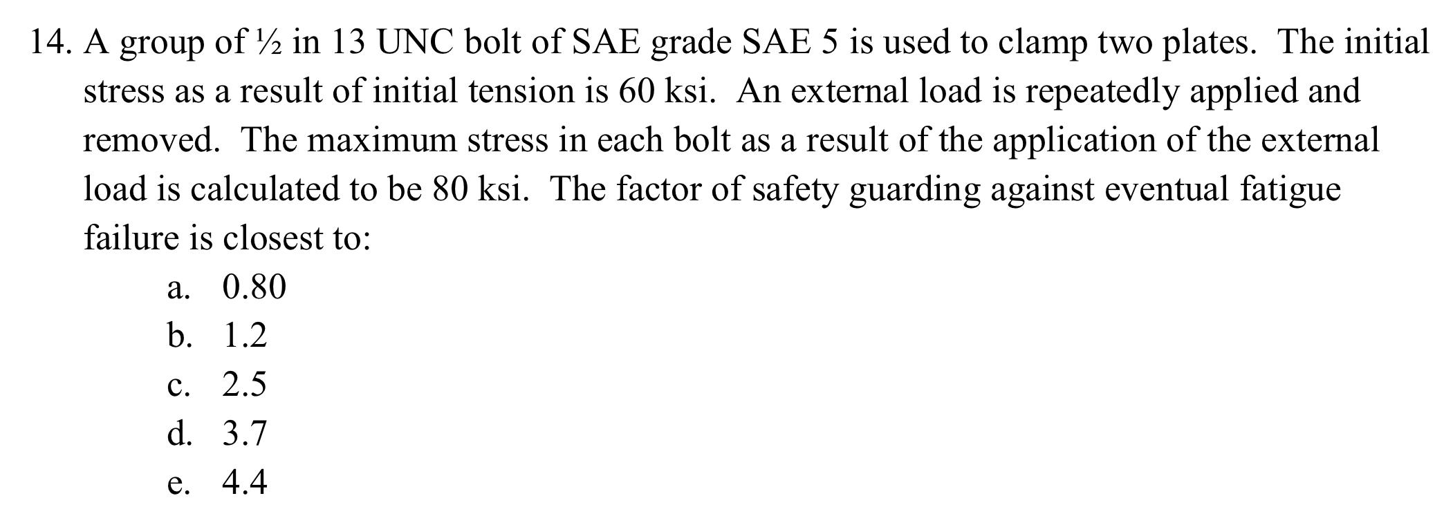 14-a-group-of-1-2-in-13-unc-bolt-of-sae-grade-sae-5-chegg