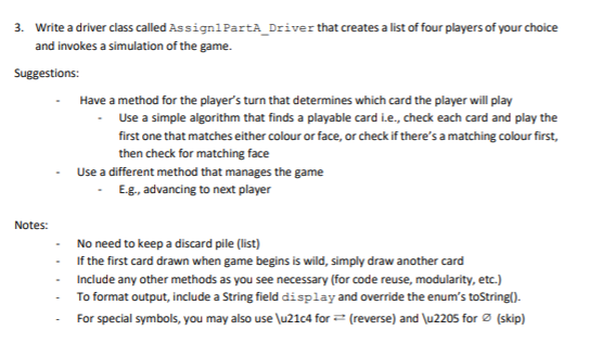 Answered: Write a class called Game that contains…