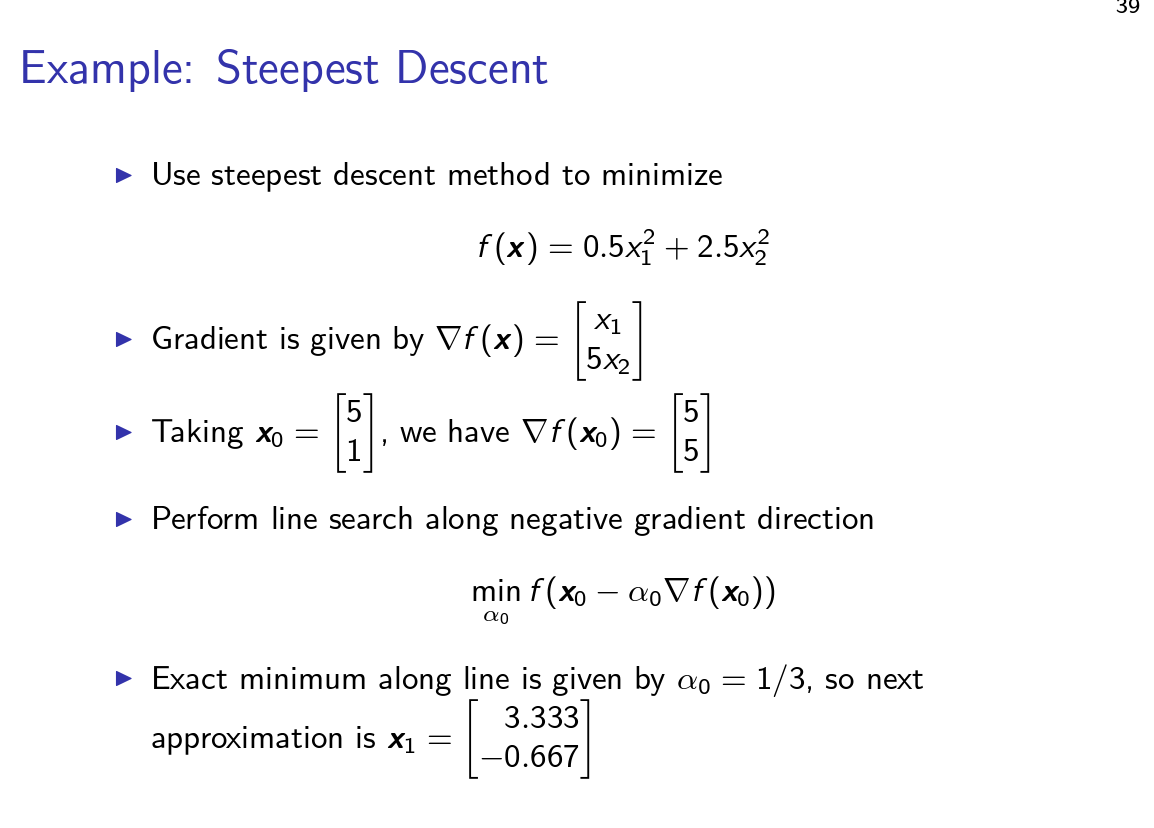 The Steepest Descent Method - Summary - The Steepest Descent Method This is  the simplest gradient - Studocu