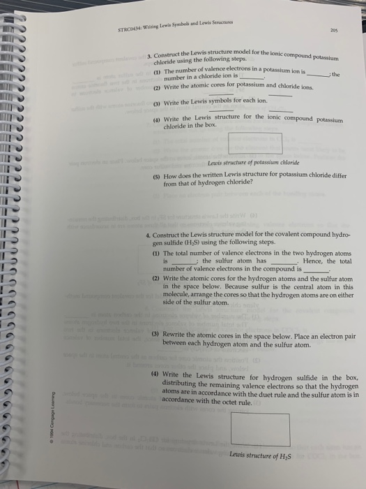 Solved STRC0434: Writing Lewis Symbols and Lewis Structures | Chegg.com
