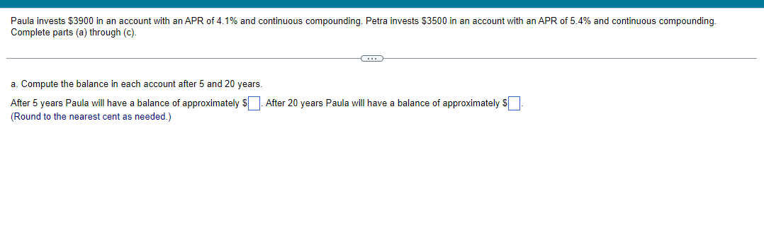 Solved Use the compound interest formula to compute the | Chegg.com