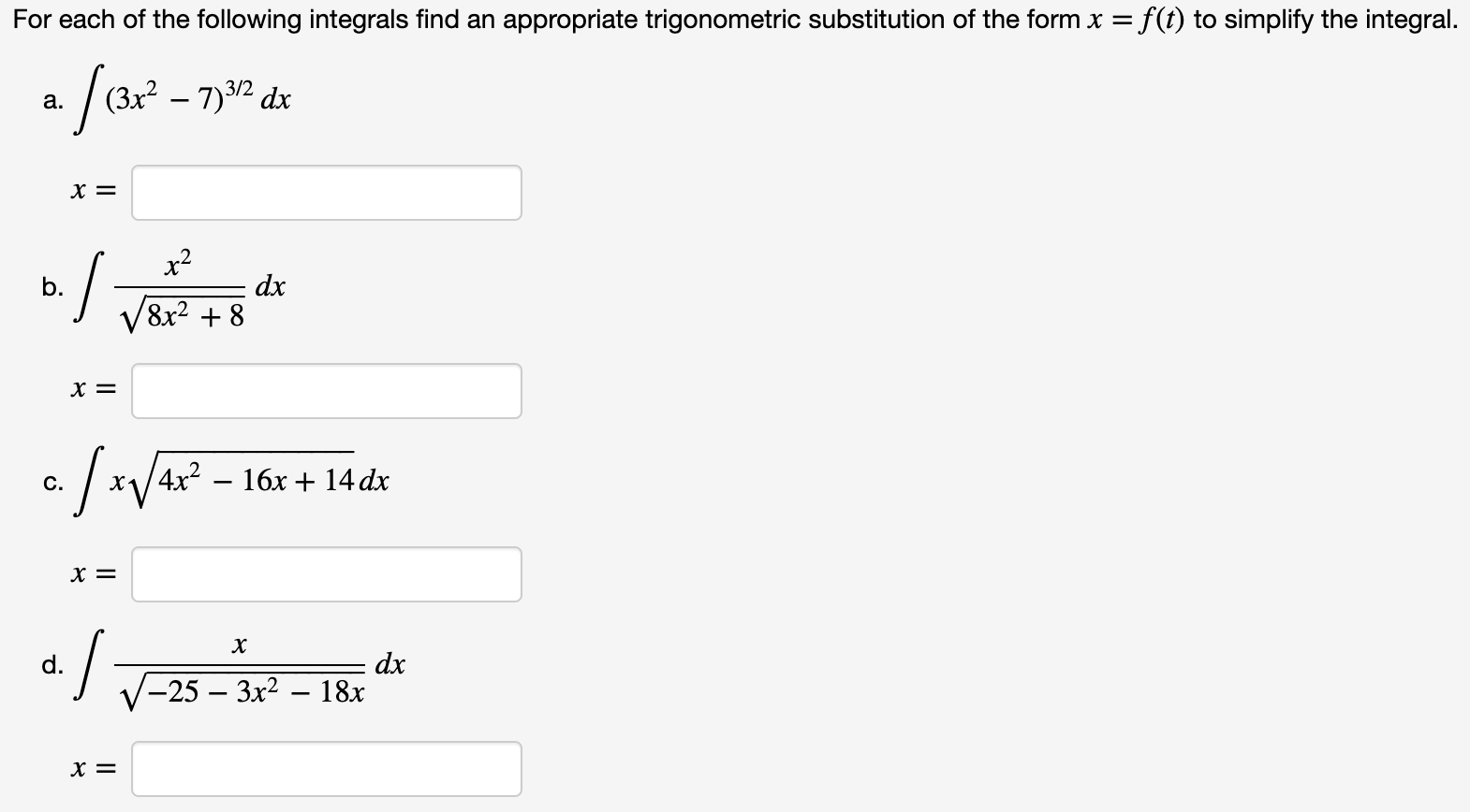 solved-for-each-of-the-following-integrals-find-an-chegg