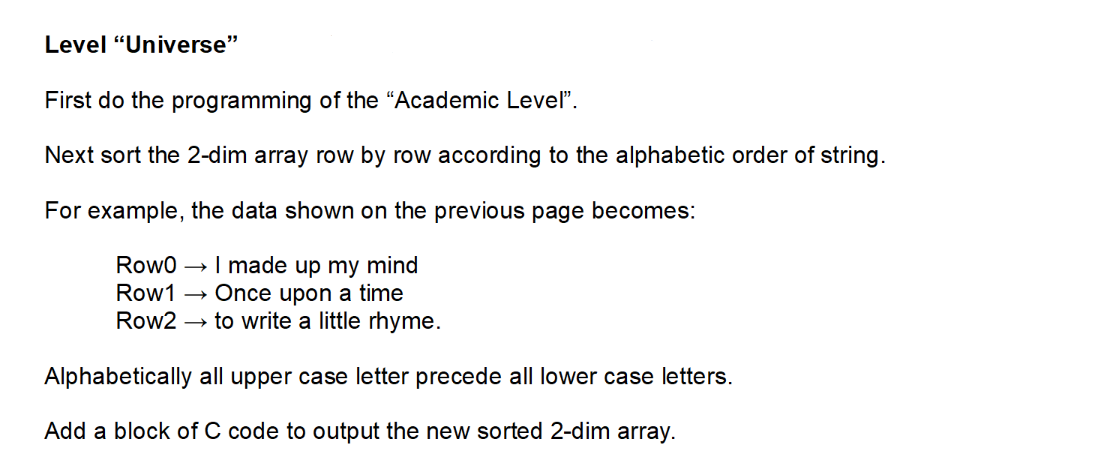 Solved Note: Write in C programming language only. Display | Chegg.com