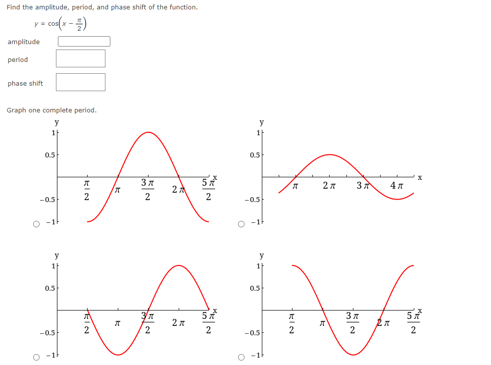 [solved]: The Sine Curve Y = A Sin(k(x - B)) Has Amplitude