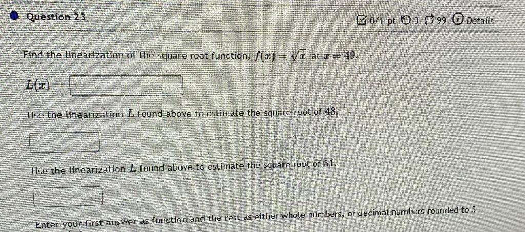 solved-find-the-linearization-of-the-square-root-function-chegg