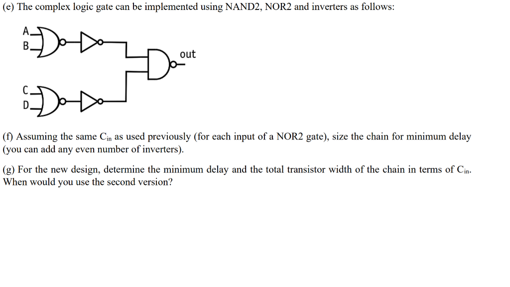Solved 1. Consider the logic gate shown in the figure, which