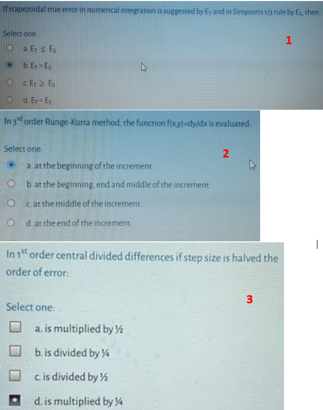 Solved If Trapezoidal True Error In Numerical Integration Chegg Com