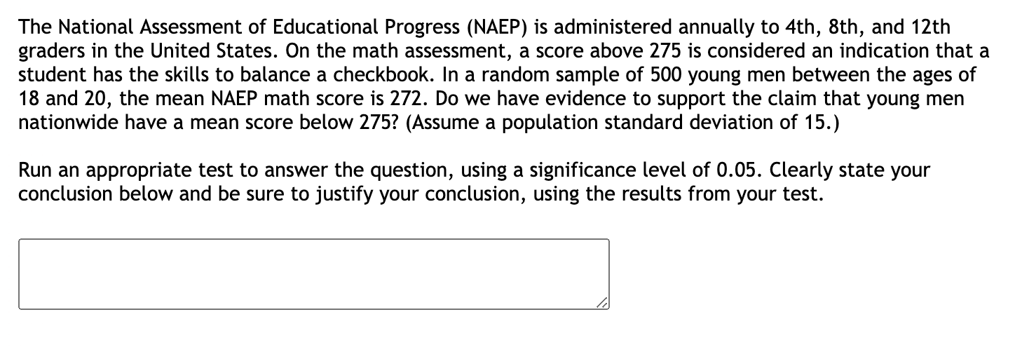 solved-the-national-assessment-of-educational-progress-chegg