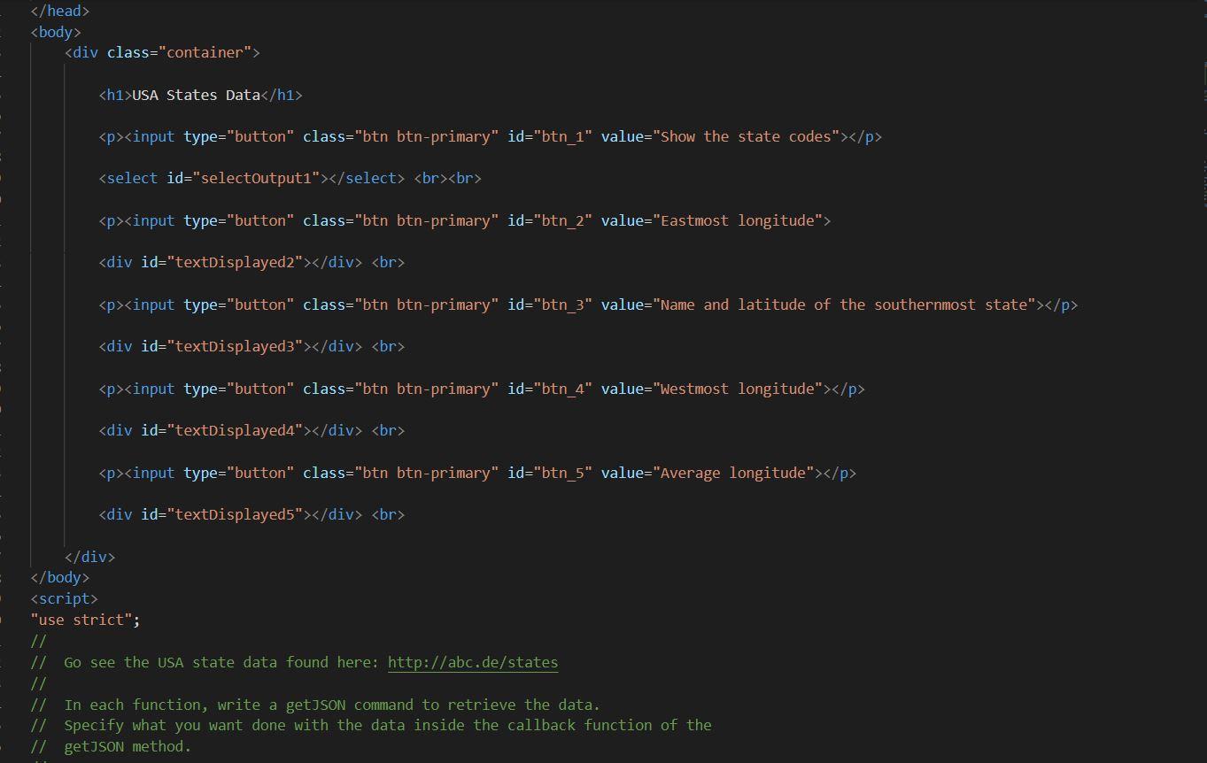 JAVASCRIPT. 1. Complete the displaySouthmost | Chegg.com