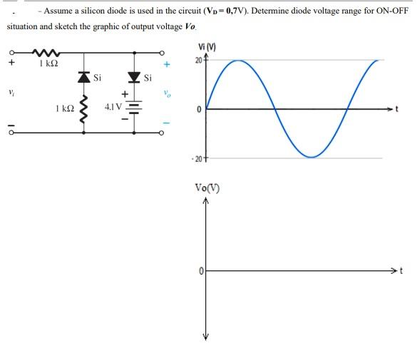 Solved - Assume A Silicon Diode Is Used In The Circuit | Chegg.com