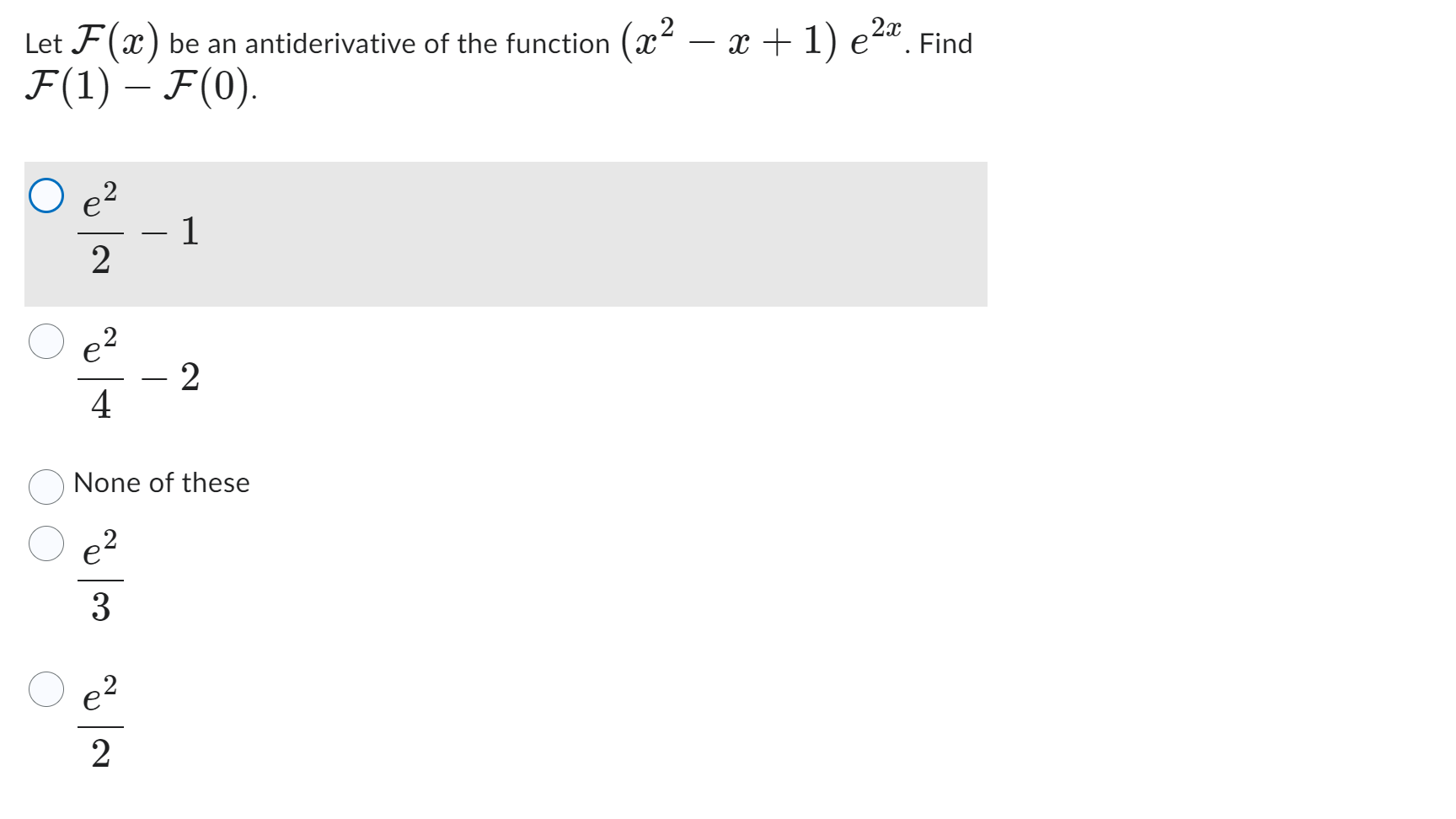 Solved Let F(x) Be An Antiderivative Of The Function | Chegg.com