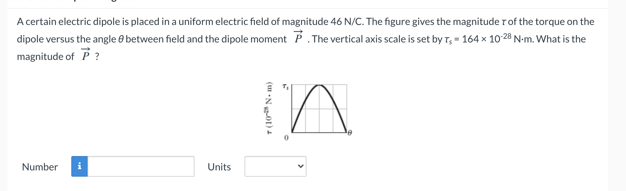 Solved A certain electric dipole is placed in a uniform | Chegg.com