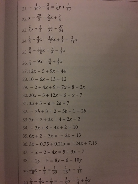 2x 3 5 1 x 4 5x 1 20 9x 3 10
