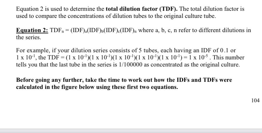 Solved Equation 2: TDFn = (IDF)a(IDF)b(IDF)c(IDF)n Where A, | Chegg.com