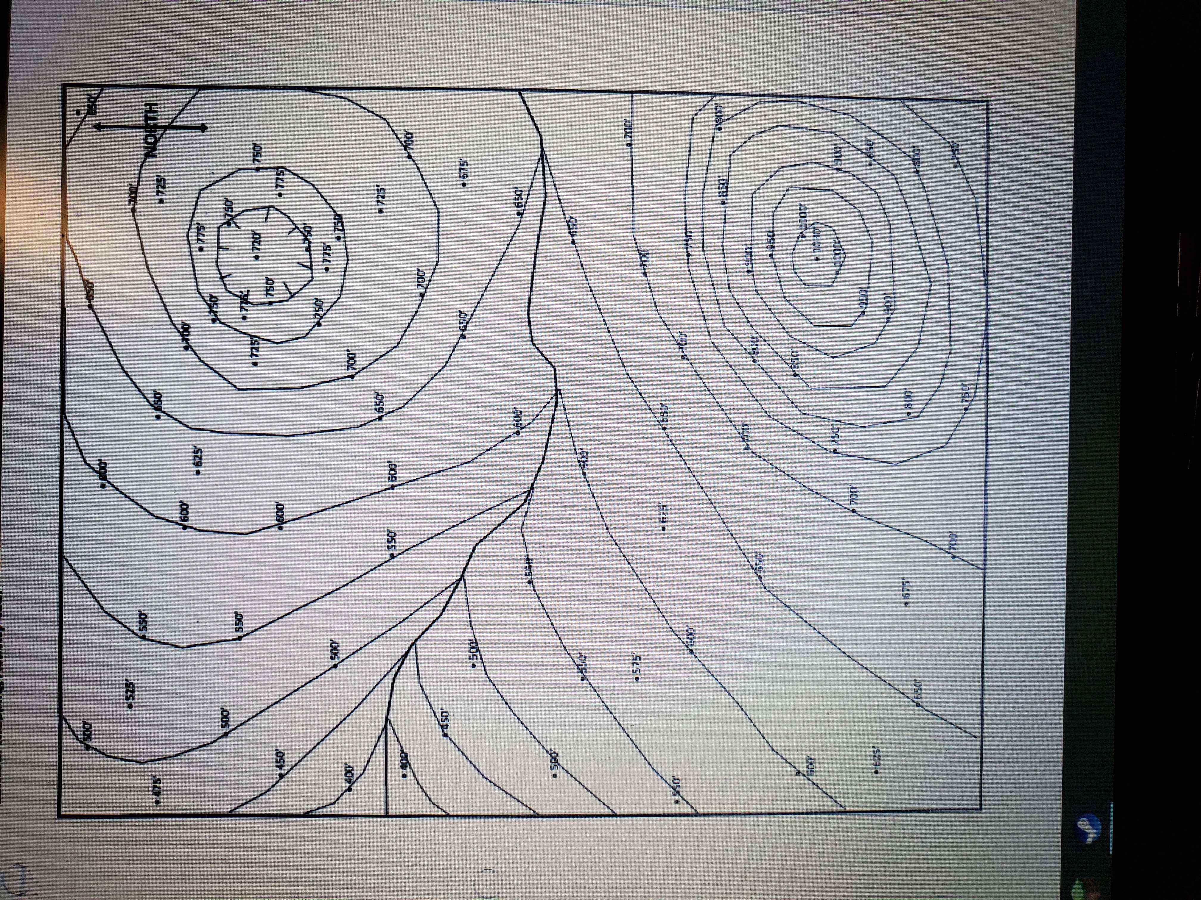 Solved 1 Contour Mapping Problem 45b Of Your Handout Chegg Com   PhpHOqtIo