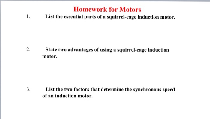 solved-homework-for-motors-list-the-essential-parts-of-a-chegg