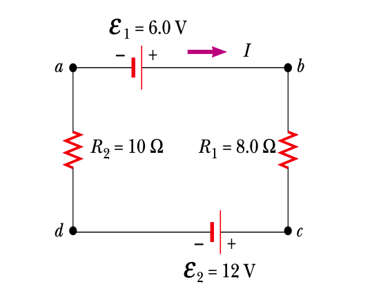 Solved 4) A single loop circuit contains two resistors and | Chegg.com