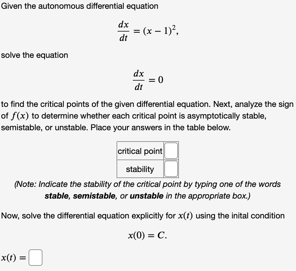 solved-given-the-autonomous-differential-equation-chegg