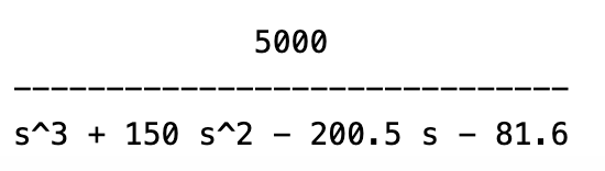 Solved with a third order transfer function system, find the | Chegg.com
