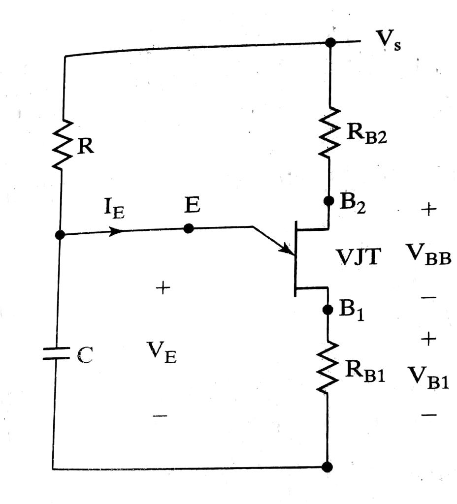 Solved R C IE + E VE Vs S RB2 B₂ + VJT VBB B₁ + RB1 VB1 m | Chegg.com