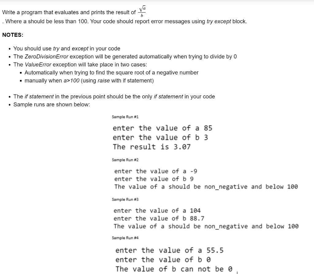 Solved Please note that this is an introductory Python | Chegg.com