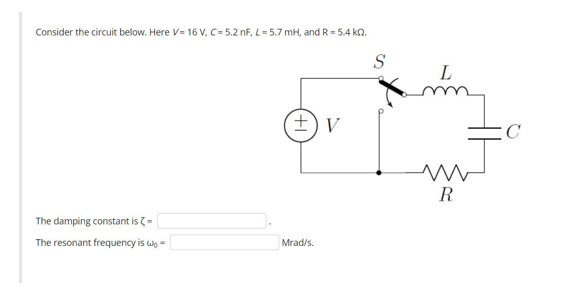 Solved Consider the circuit below. Here V=16