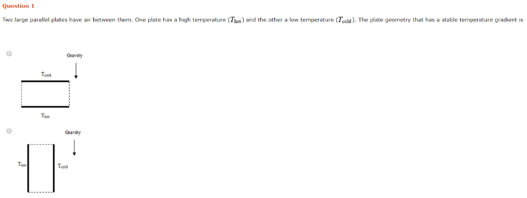 Solved Question 1 Two large parallel plates have air between | Chegg.com